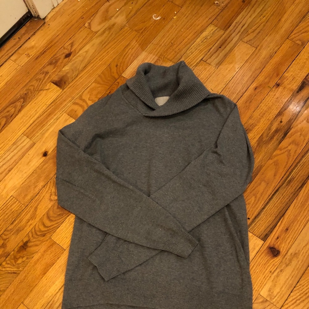 Public Opinion Cowl Neck Sweater in medium grey